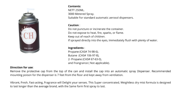 CareGenix 250 ml Air Fragrance Refill